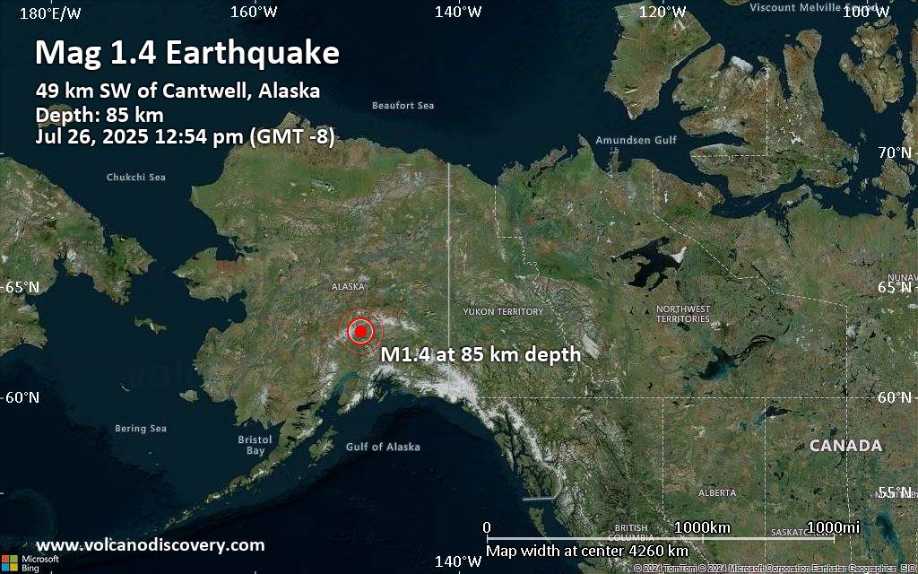 Alaska earthquake 2025 video