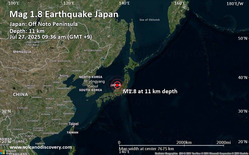 Japan earthquake 2025 diagram