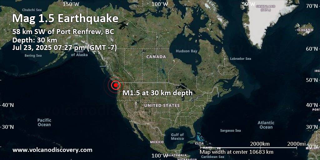Top 30 earthquakes