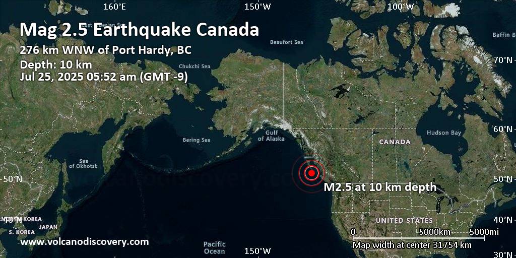 Earthquake near me current
