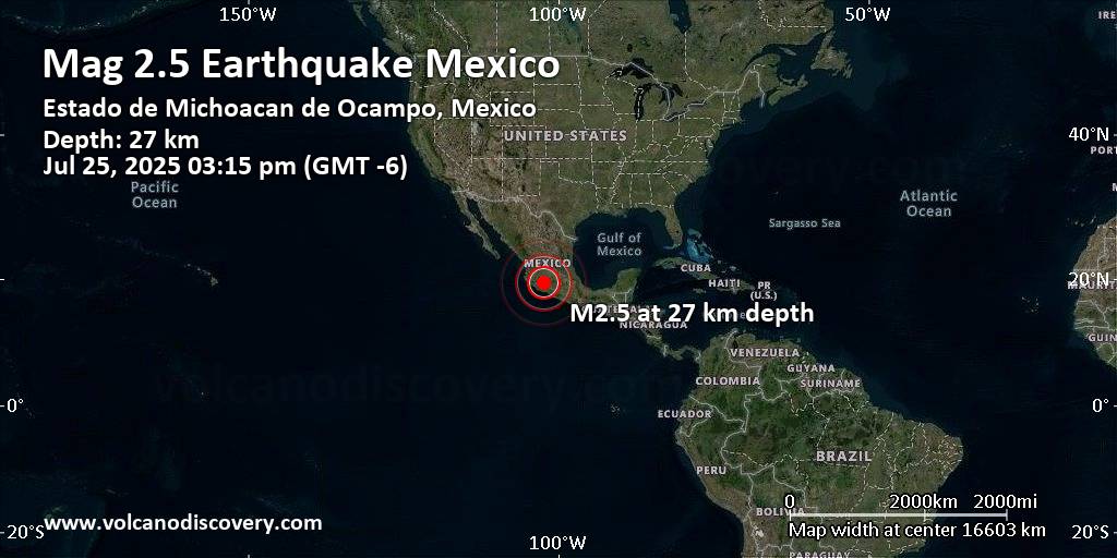 Highest magnitude earthquake in mexico