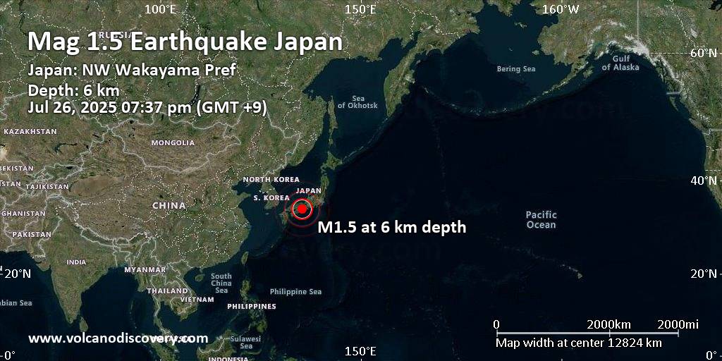 Japan 2025 earthquake background information