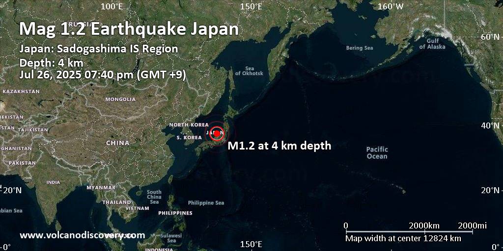Earthquakes near me now