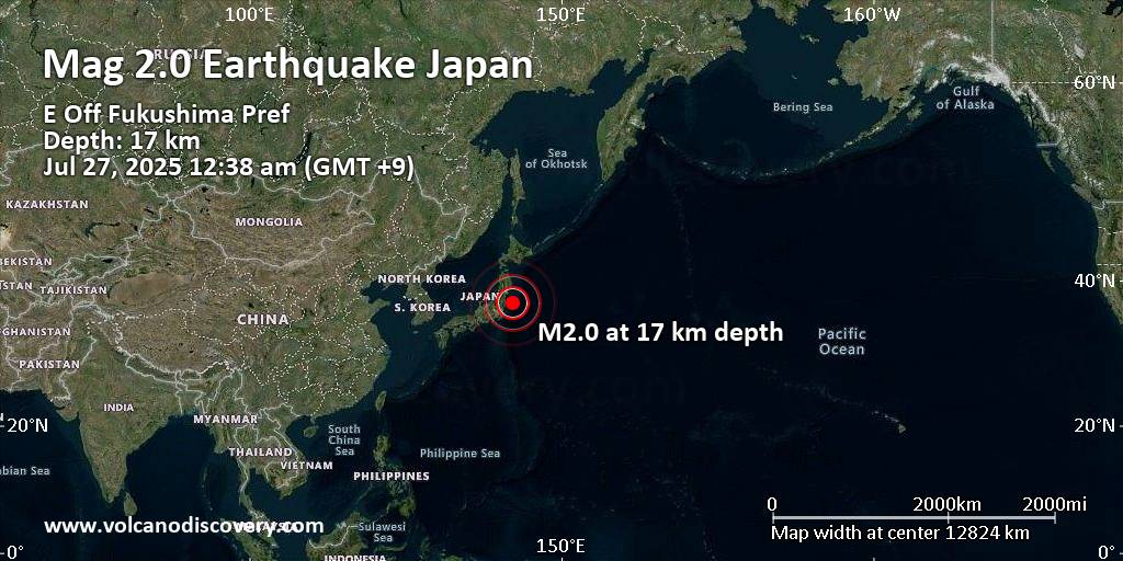 Japan earthquake 2025 news report