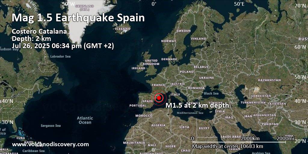 Earthquake in eastern us today
