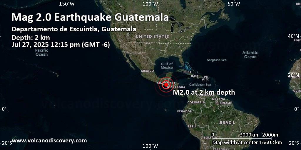 Earthquake guatemala