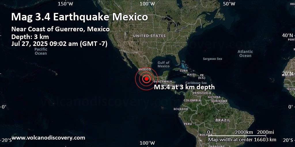 Earthquake pacific ocean