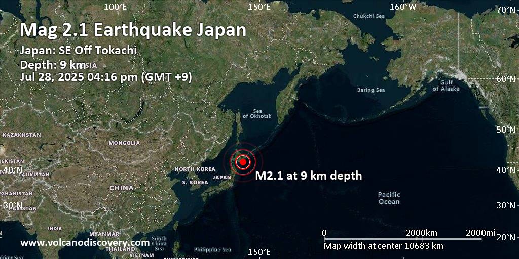 2025 japan earthquake level