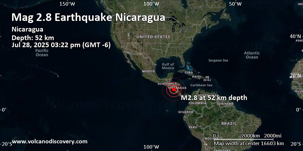 Earthquakes today 2025 near me