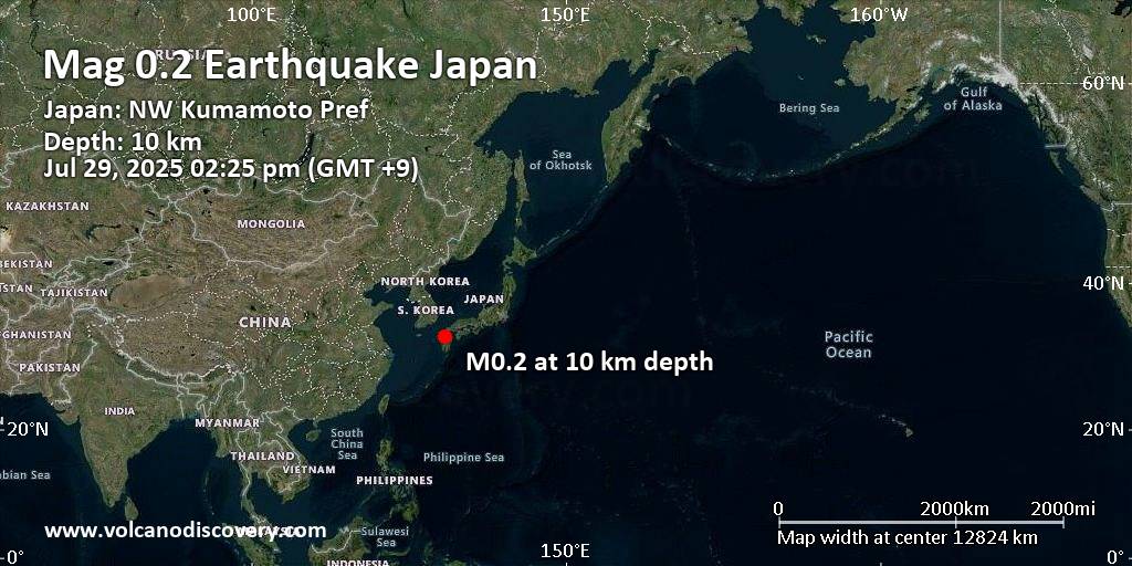 Japan earthquakes in 2025