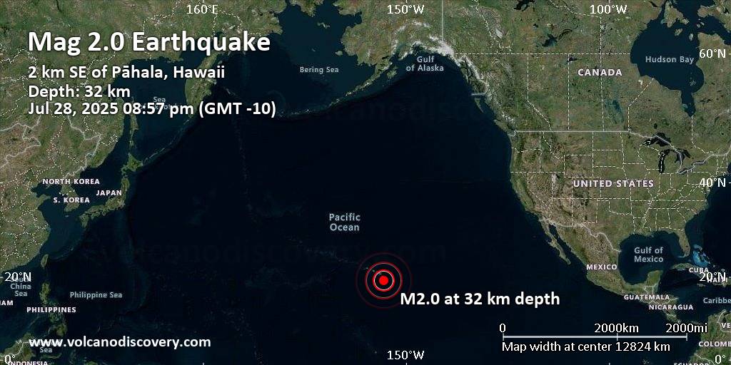 Earthquake today 2025 usa