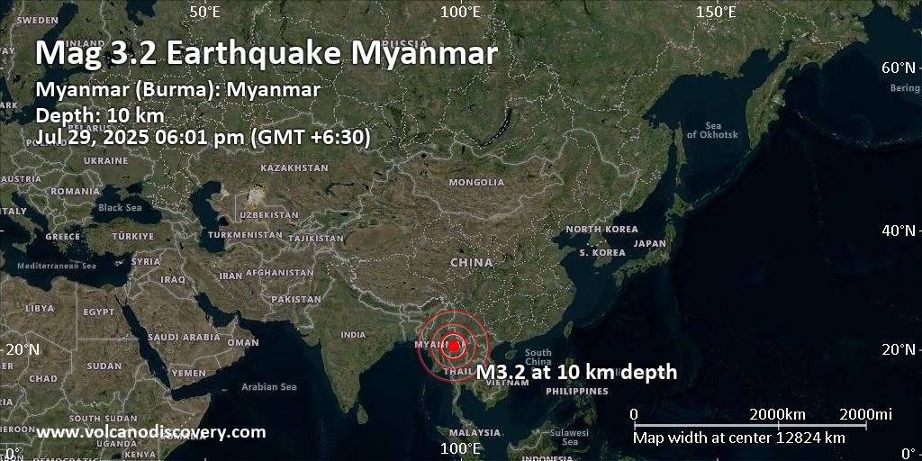Earthquakes today volcano discovery