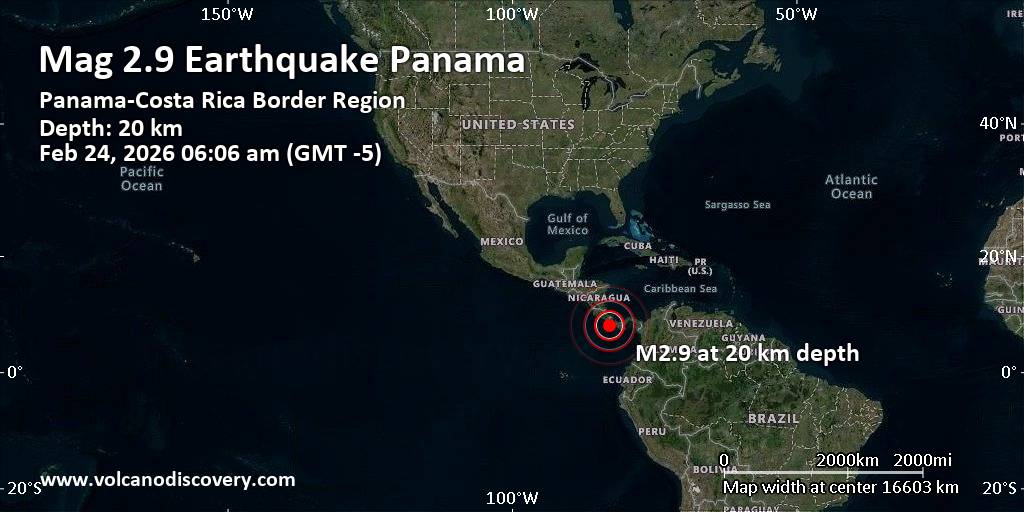Weak Mag. 2.9 Earthquake - North Pacific Ocean, 47 km Southwest of