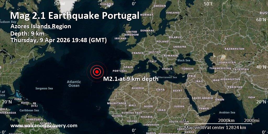Weak Mag 2 1 Earthquake North Atlantic Ocean 65 Km Northeast Of weak-mag-2-1-earthquake-north-atlantic-ocean-65-km-northeast-of