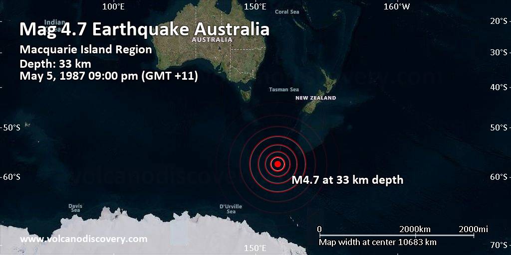 Biggest earthquakes australia