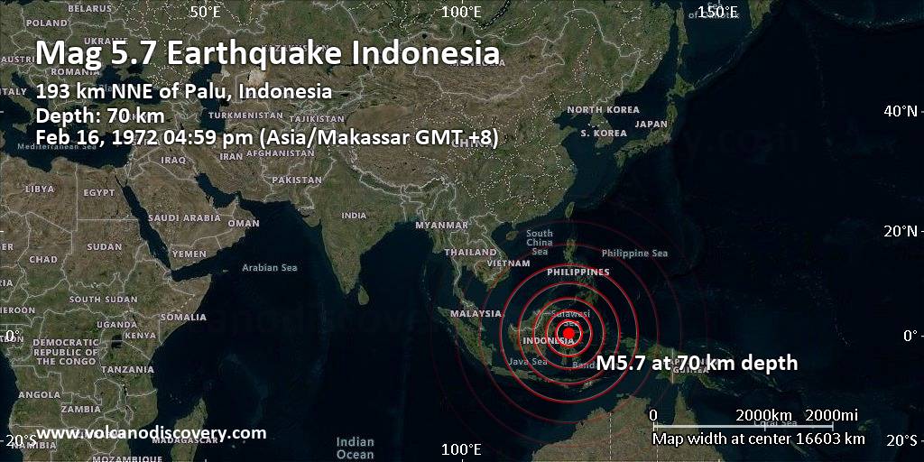 Earthquake tracker asia