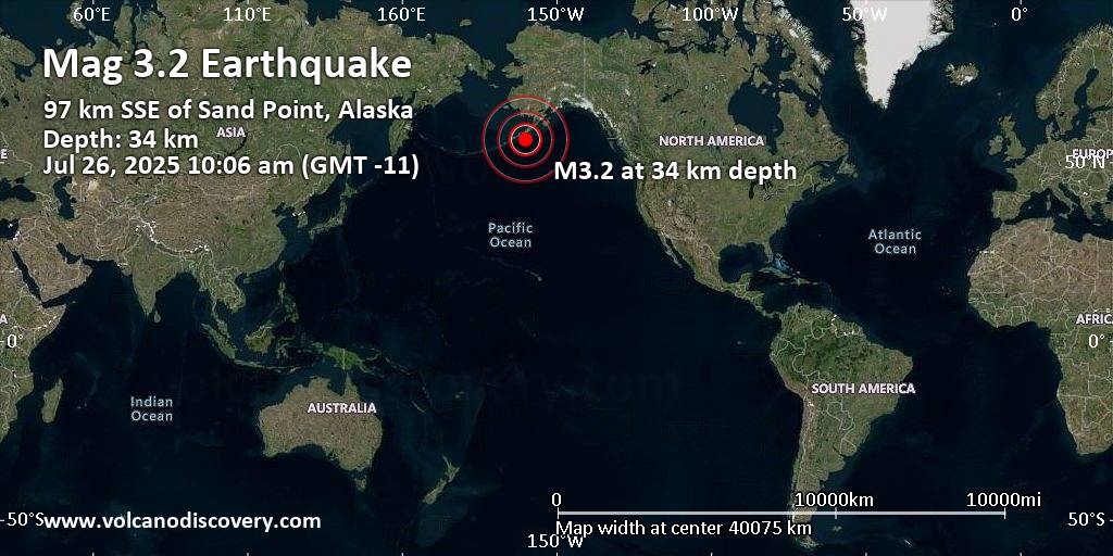 Alaska earthquakes today
