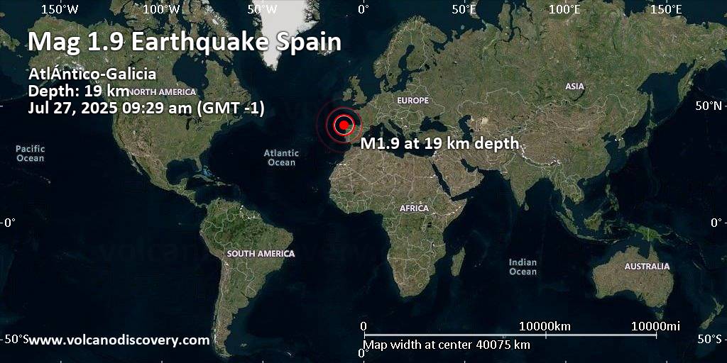 Where was the 9 1 earthquake today