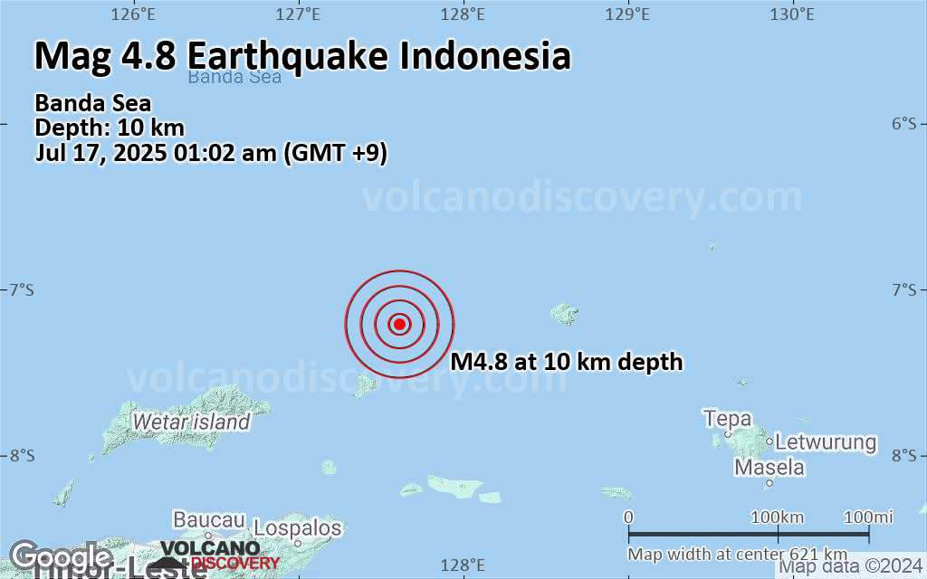 Moderate Mag 4 4 Earthquake - Quakemap Loc 21964294