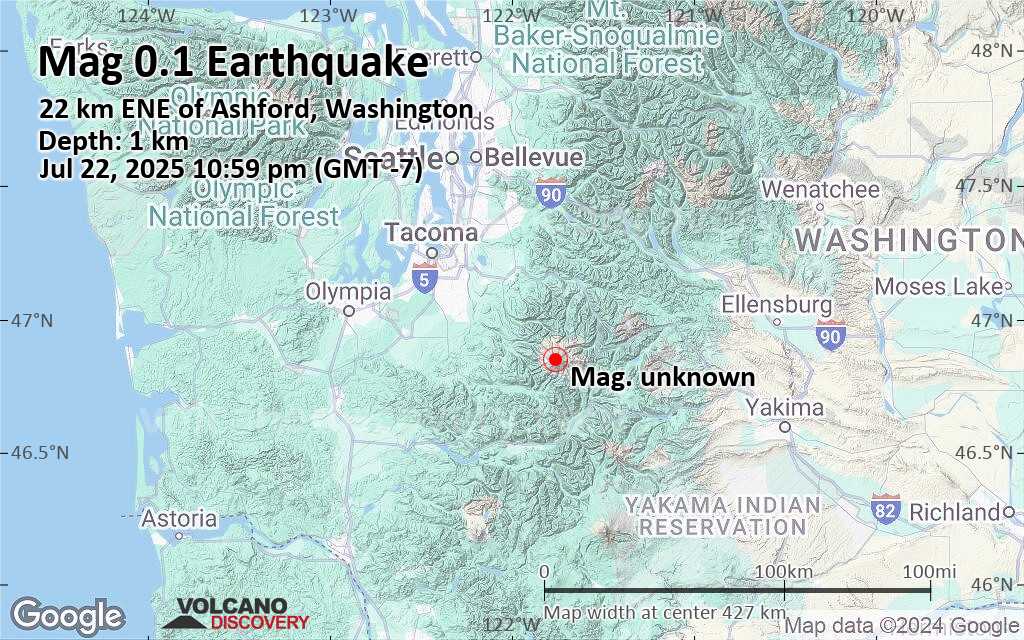 Minor Mag 0 1 Earthquake 29 - Quakemap Loc 21986259