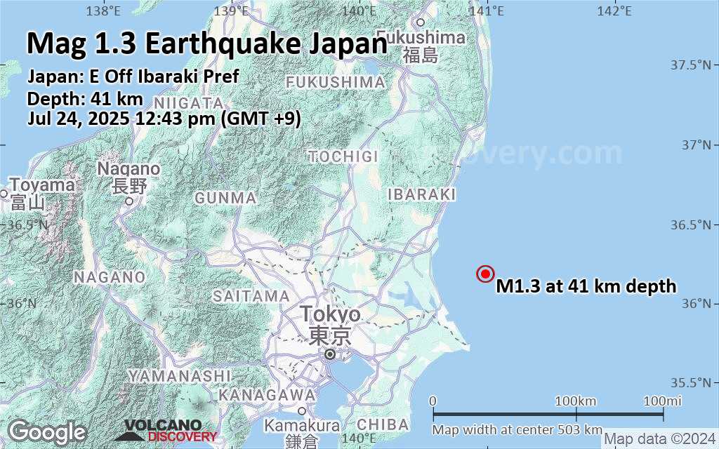 Fukushima earthquake duration