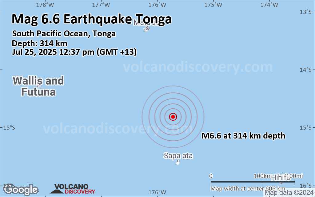 Earthquake pacific ocean
