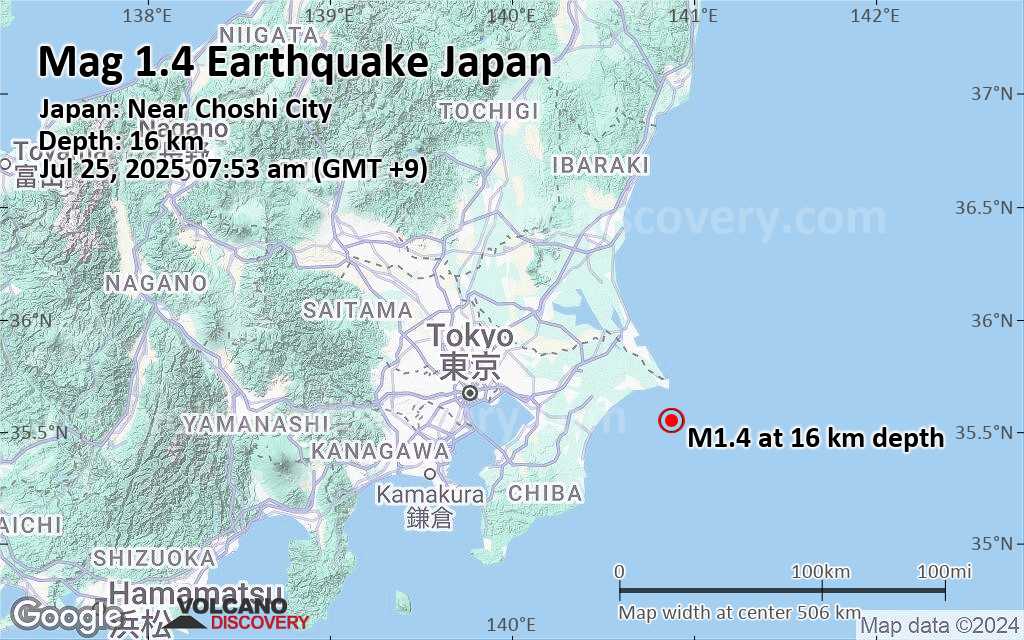 South pacific earthquake map