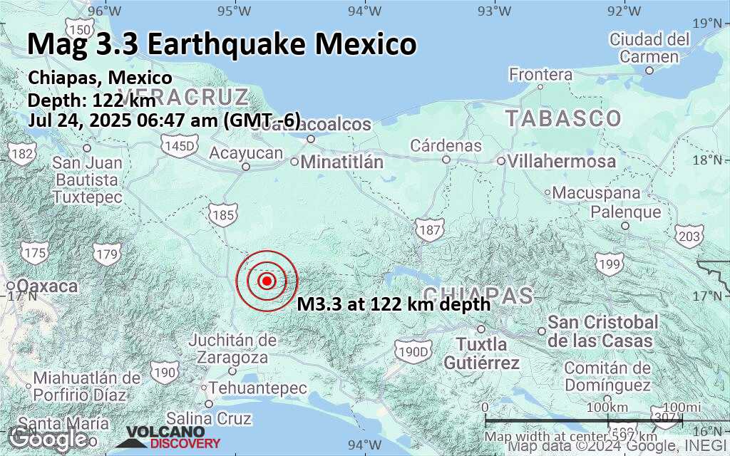 Earthquake map html