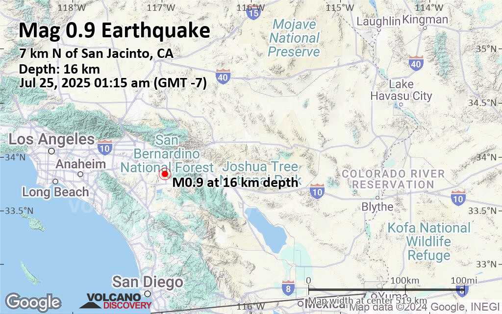 Earthquake california 4 14 25