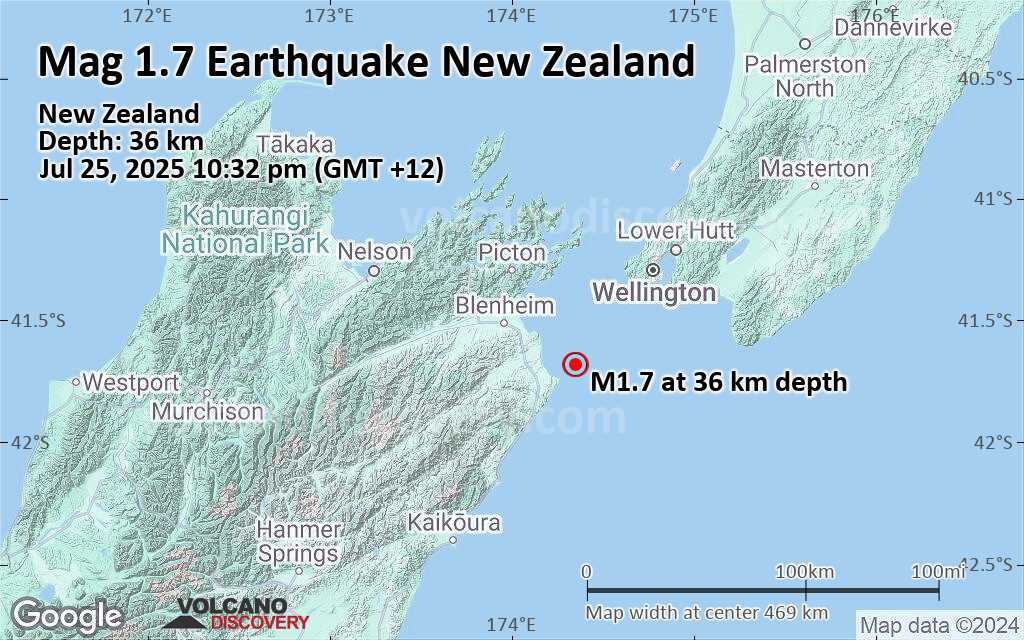 Earthquake news friday