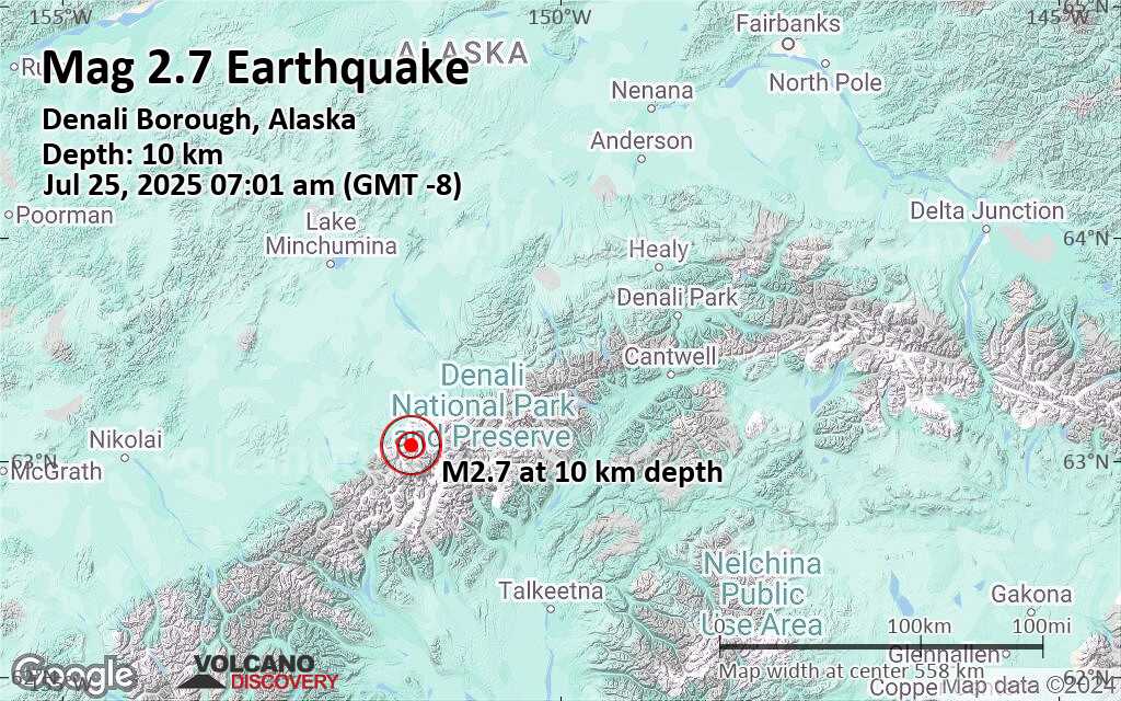 Alaska earthquake date