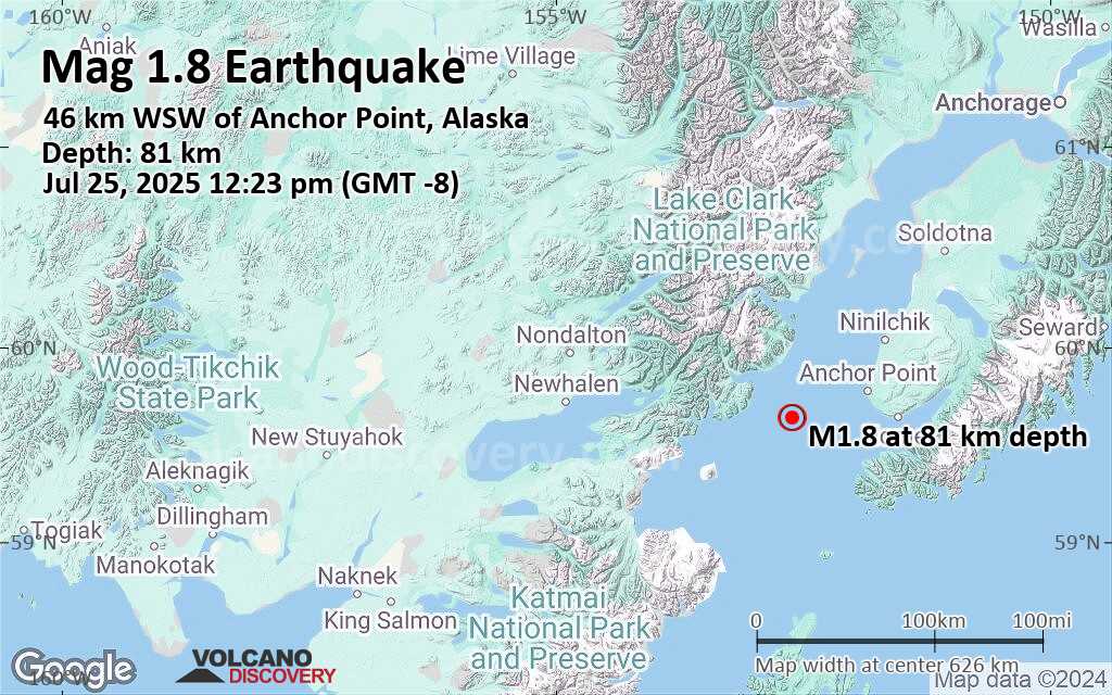Alaska earthquake 2025 video