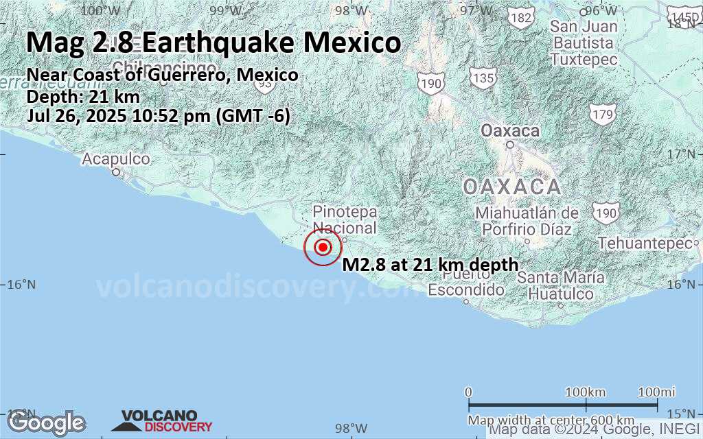 Earthquake map html