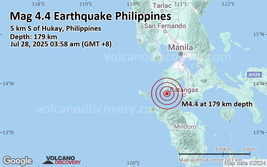 Earthquake now philippines