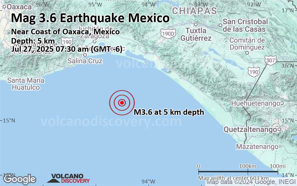 Earthquake pacific ocean
