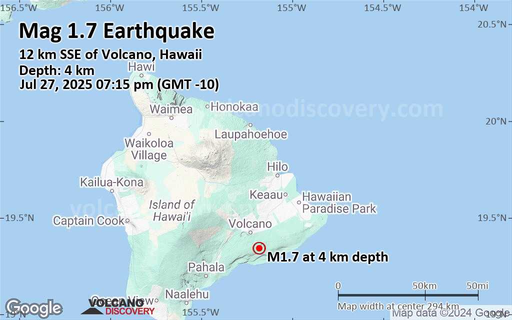 Earthquake map 2025 usa