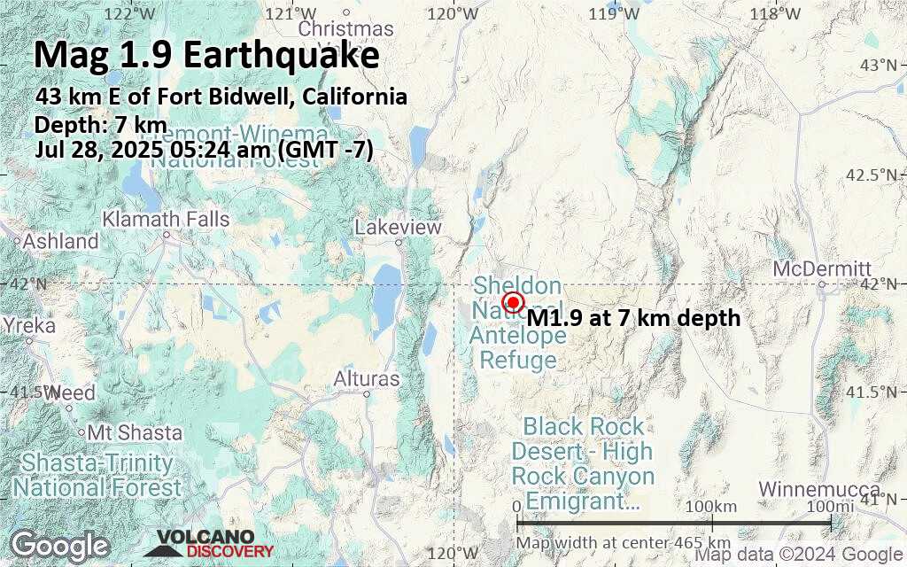 Earthquake tracker nevada