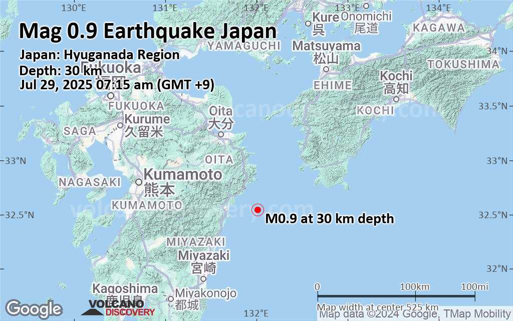 2025 japan earthquake statistics