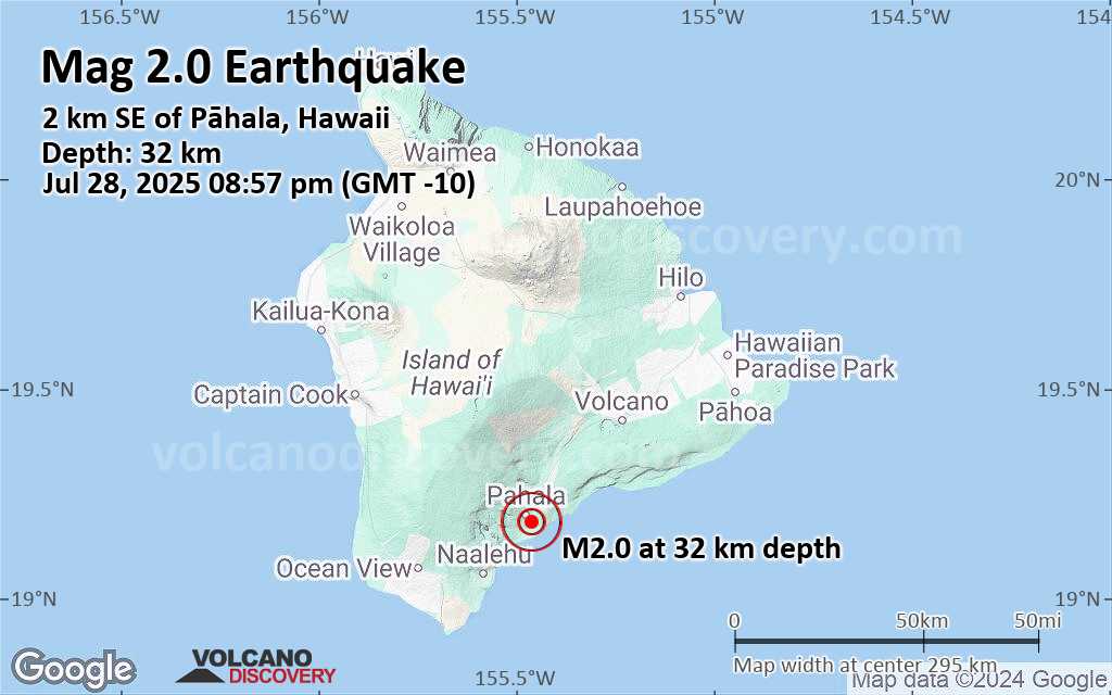 Hawaii earthquake 2025