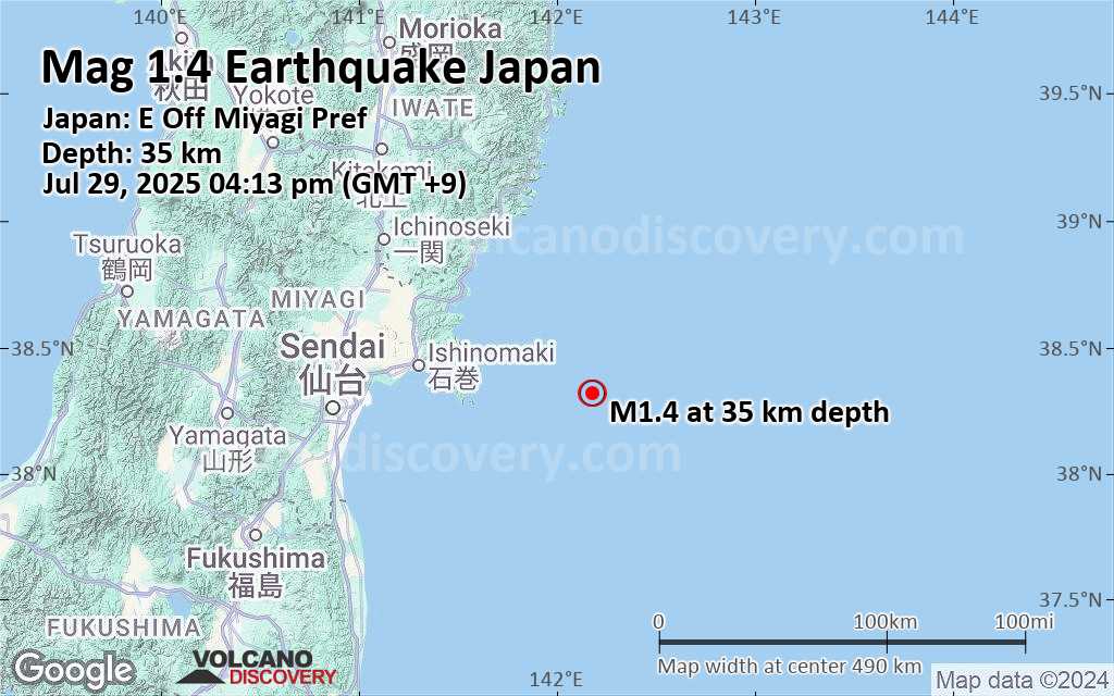 4 7 earthquake japan