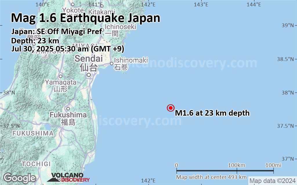 Earthquake japan 6 9