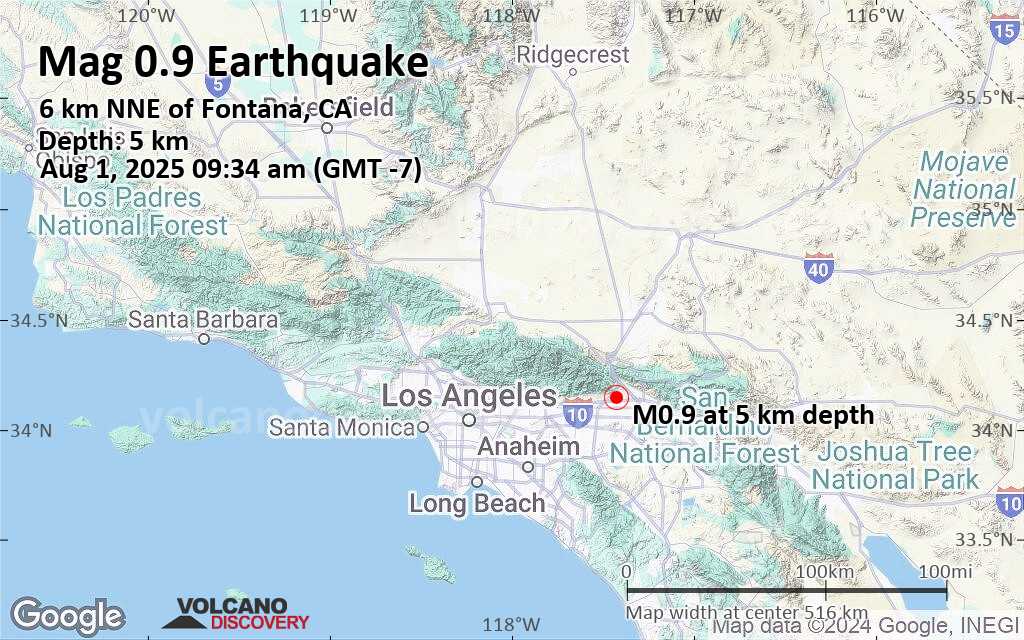 Minor Mag 0 9 Earthquake 6 km - Quakemap Loc 22013867