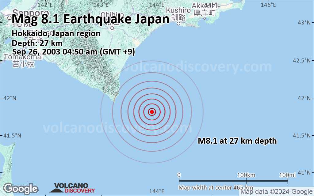 Major Magnitude 8.1 Earthquake - North Pacific Ocean, 135 km South