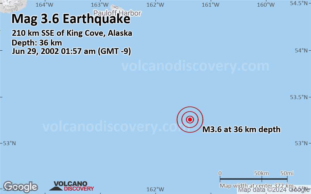 Alaska earthquake