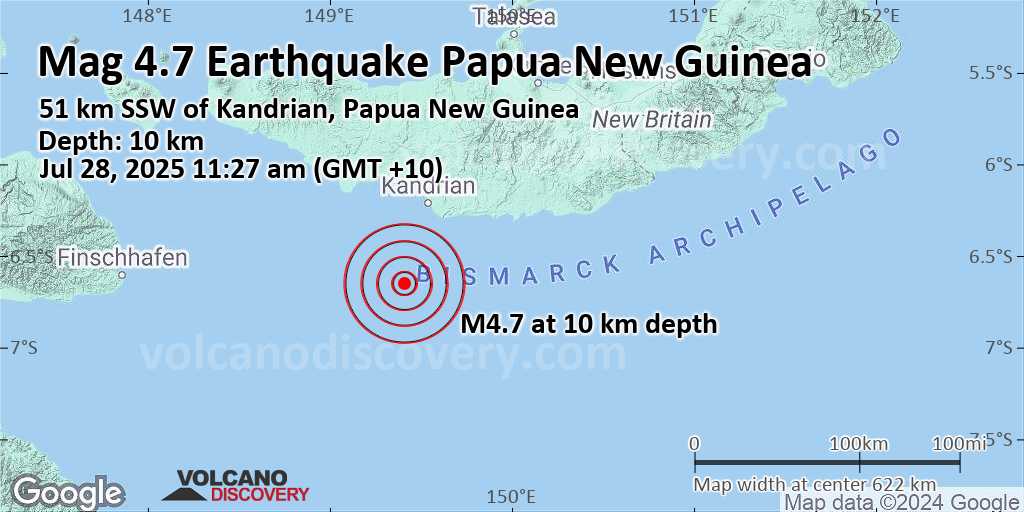 Earthquake today near me