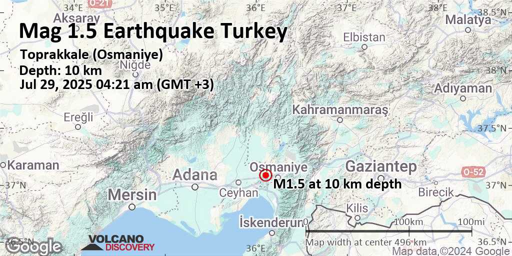 Earthquake near me istanbul