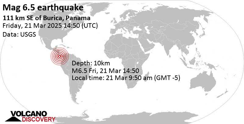 Very Strong Mag. 6.2 Earthquake - North Pacific Ocean, 153 km South of ...