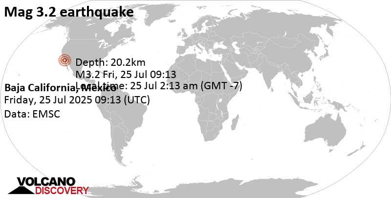 Earthquake now california