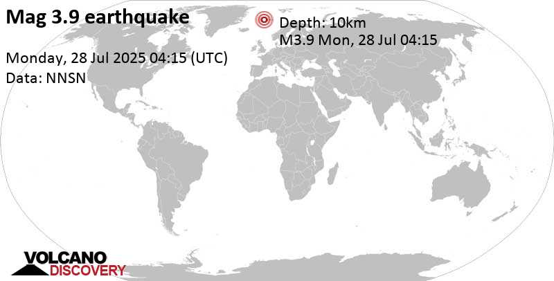 Light Mag 3 9 Earthquake Norwegian - Quakemap2 21998795