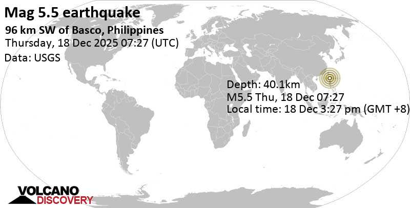 5.5 quake South China Sea